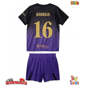 Barcelona Rodri Hernandez #16 Replica Away Stadium Kit for Kids 2026-27 Short Sleeve (+ pants)
